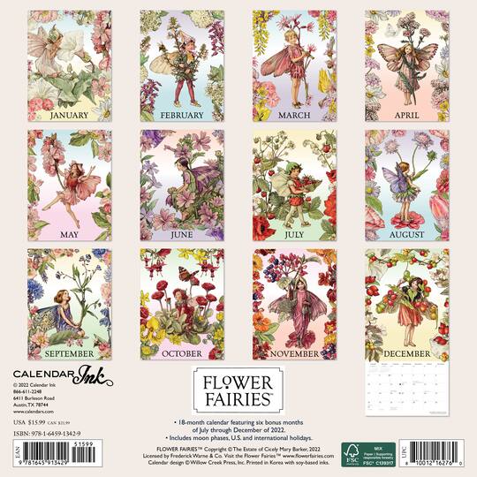 2025 Flower Fairies Wall Calendar Michaels